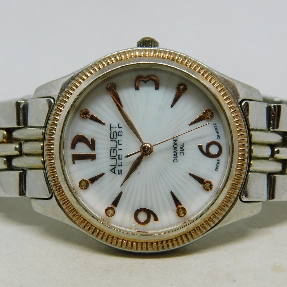 August Steiner Quartz Women's Watch Sz. 6 3/4"
